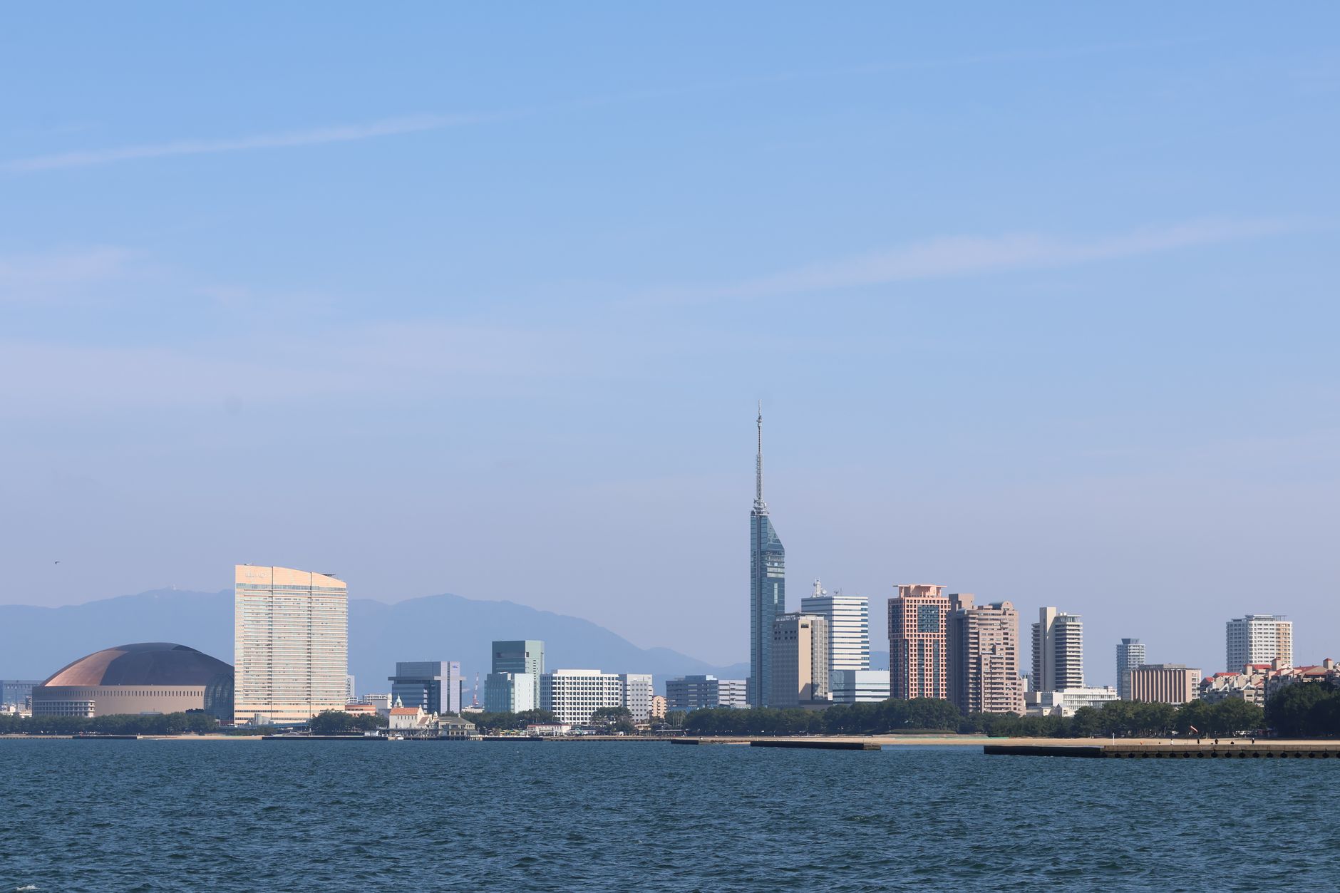 후쿠오카 해안과 바다 풍경