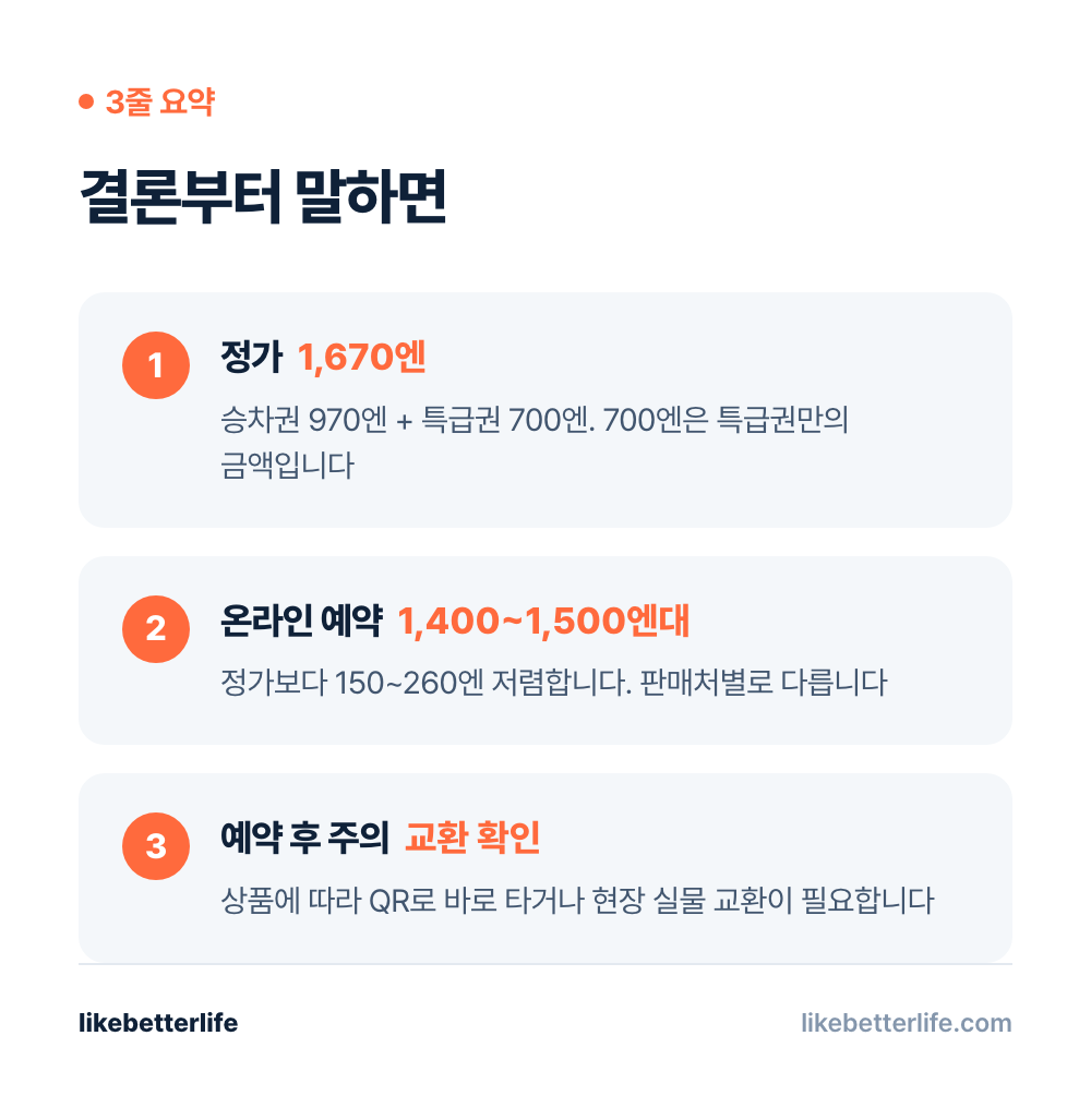 라피트 요금 3줄 요약